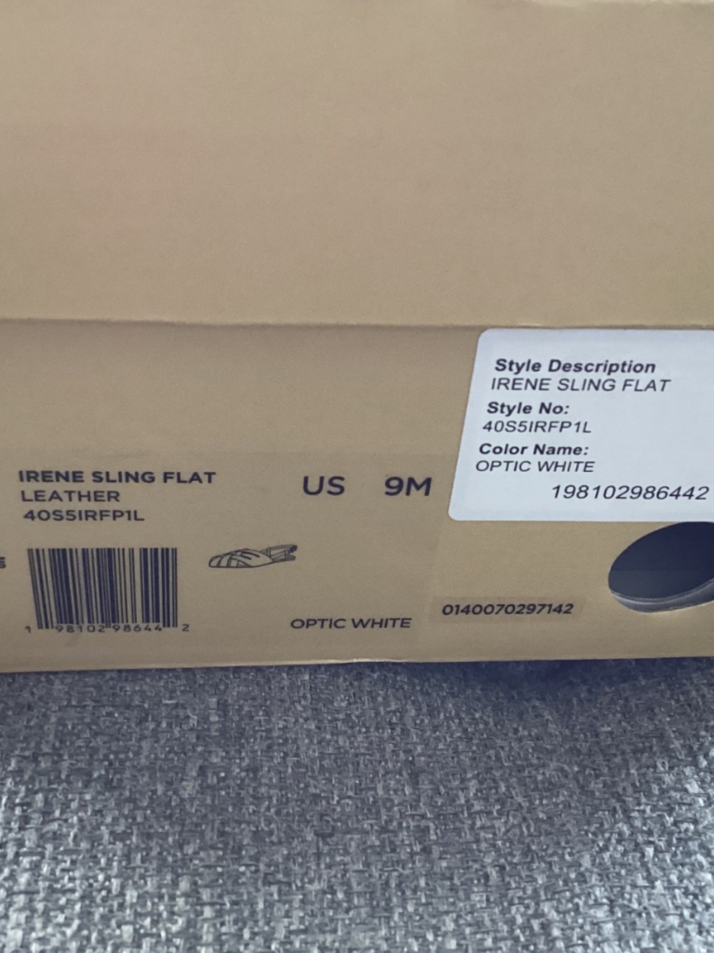 Michael Kors Michael Michael Kors Irene Slingback Leather Flats, size 9 - Picture 4 of 9